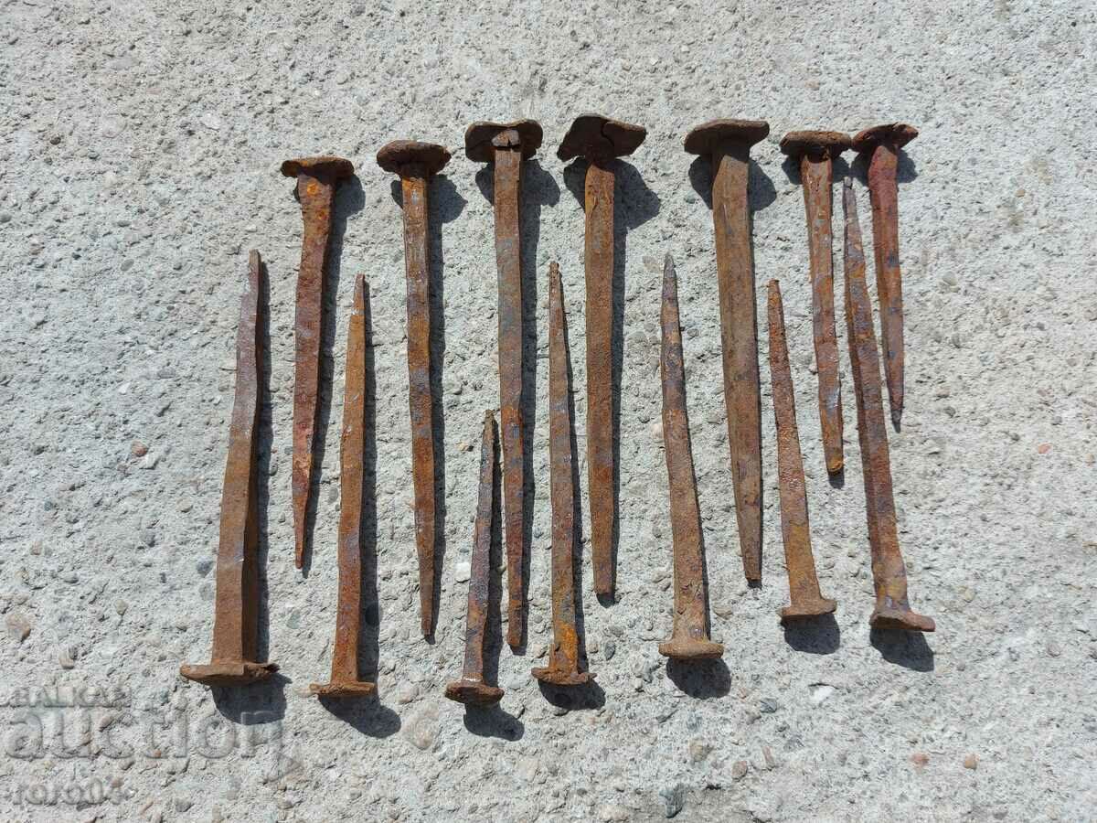OLD HAND FORGED NAILS
