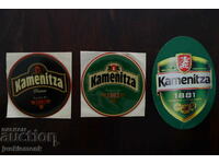 ADVERTISING STICKERS ON OYSTER, 3 pcs. , RARE !!!