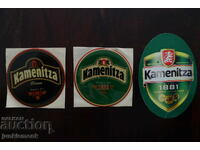 ADVERTISING STICKERS ON OYSTER, 3 pcs. , RARE !!!