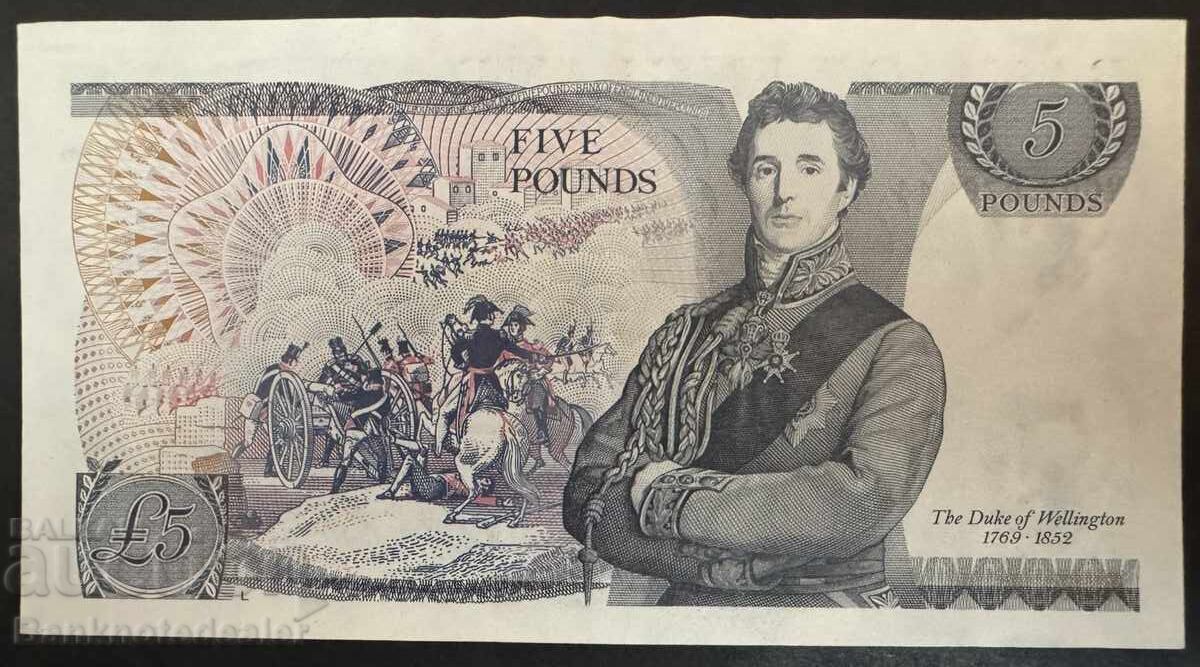 Anglia 5 Pounds 1980-87 Somerset Pick 378c Ref 6446 cu preț € 28.00 | 54.76 BGN