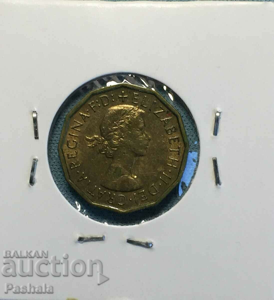 Great Britain 3 pence 1966 with price 3.00 BGN | € 1.53 Great Britain 3 pence 1966 with price 3.00 BGN | € 1.53