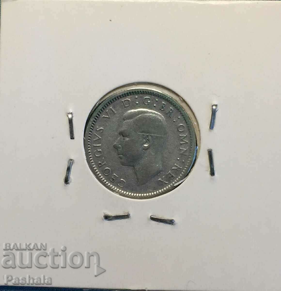 Great Britain 6 pence 1943 with price 6.00 BGN | € 3.07