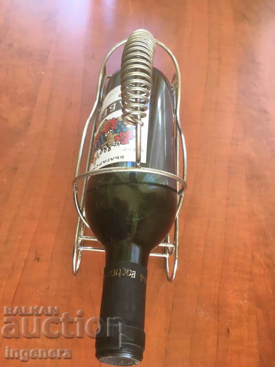 WINE STAND METAL NICKEL - 5 WINE STAND METAL NICKEL - 5