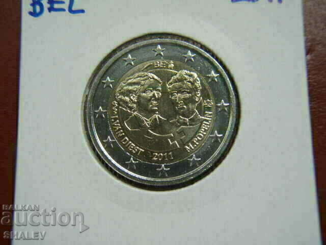 2 euro 2011 Belgium "100 years" /Belgium/ - Unc (2 euro) with price 14.49 BGN | € 7.41 2 euro 2011 Belgium "100 years" /Belgium/ - Unc (2 euro) with price 14.49 BGN | € 7.41