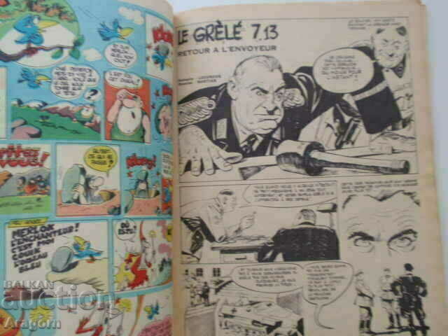 „Pif Gadget” 68, bb „Le Grele 7.13” (citiți descrierea), Pif cu preț 19.90 BGN | € 10.17 „Pif Gadget” 68, bb „Le Grele 7.13” (citiți descrierea), Pif cu preț 19.90 BGN | € 10.17