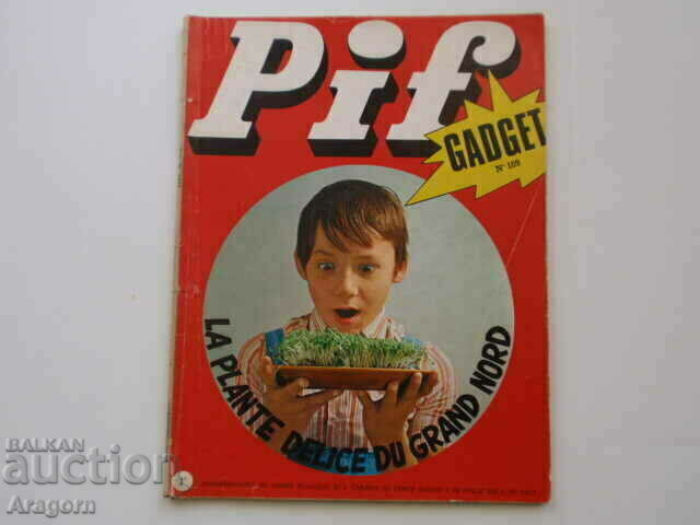 "Pif Gadget" 189 with black and white "Dr Justice" (read the description), Pif "Pif Gadget" 189 with black and white "Dr Justice" (read the description), Pif