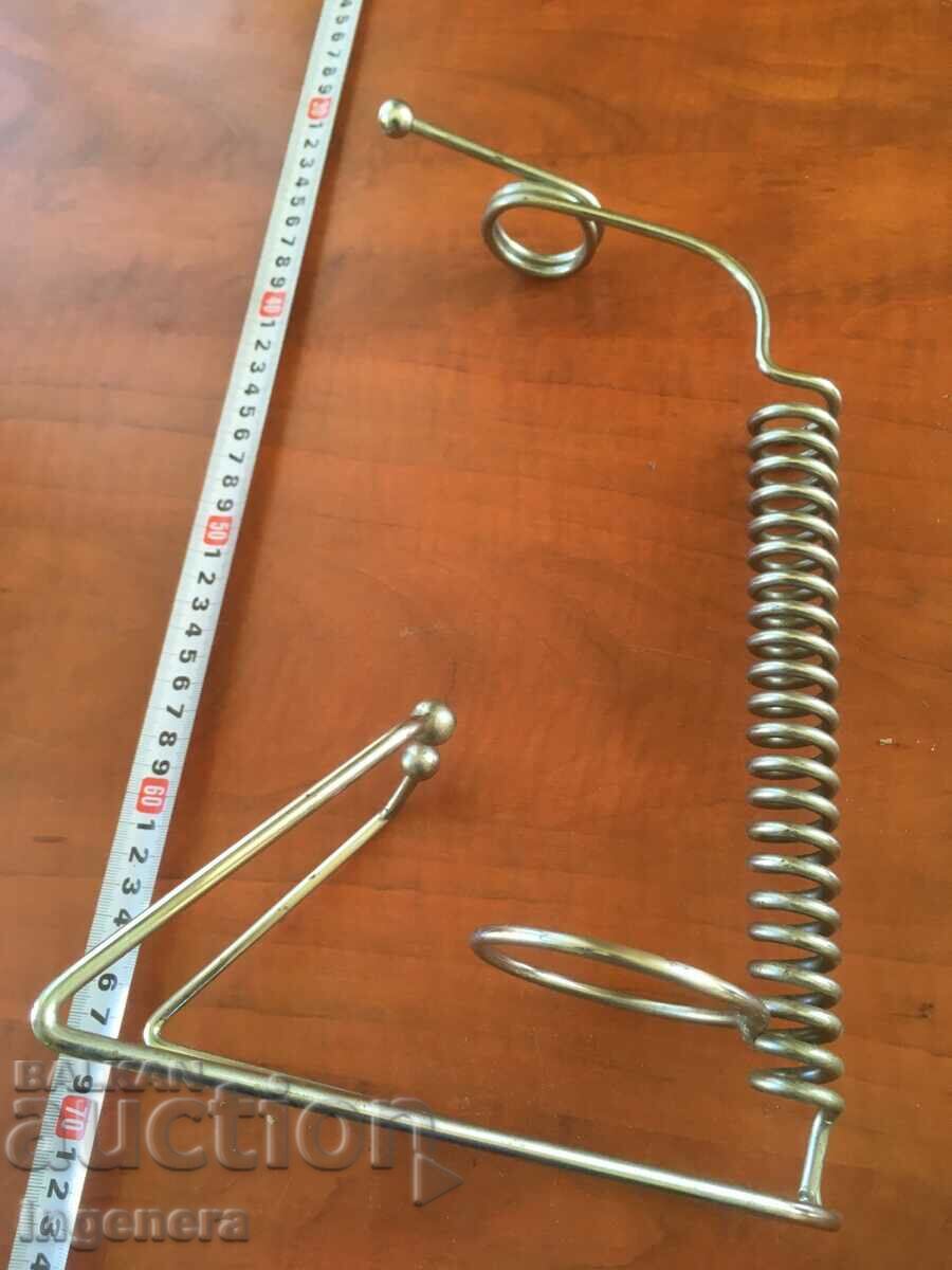 Auction WINE BOTTLE STAND METAL STAINLESS STEEL Auction WINE BOTTLE STAND METAL STAINLESS STEEL