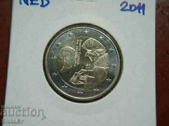 Licitație 2 euro 2011 Nederland "Erasmus" /Olanda/ - Unc (2 euro)