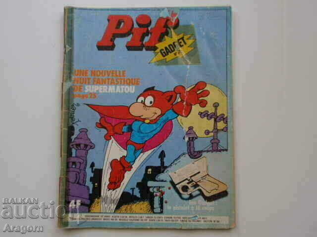 "Pif Gadget" 327 with black and white "Le furet" (read the description), Pif
