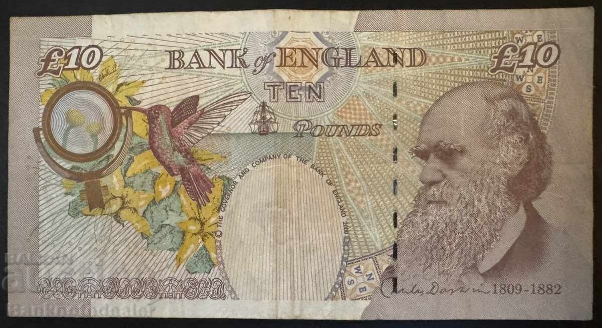 Anglia 10 Pounds 2004-11 Bailey Pick 389c Ref 4211 cu preț € 22.50 | 44.01 BGN