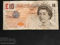 Anglia 10 Pounds 2012-14 Somon Pick 389d Ref 1413