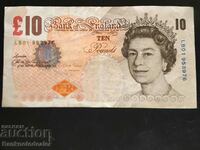 Anglia 10 Pounds 2012-14 Somon Pick 389d Ref 3976