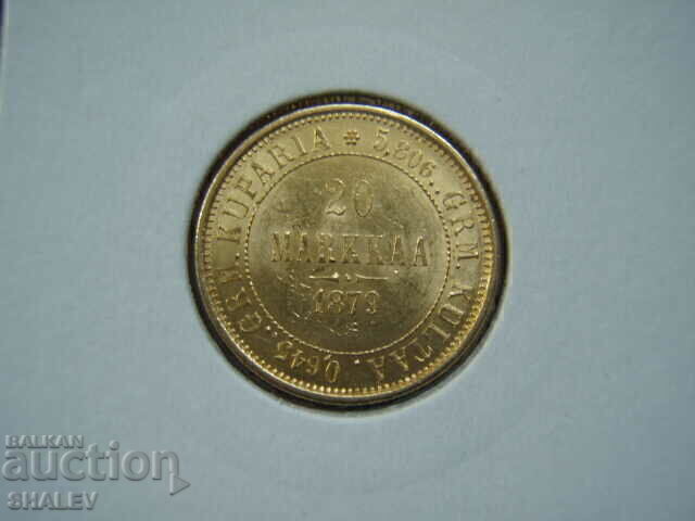 Auction 20 Markkaa 1879 Finland - XF/AU (gold) Auction 20 Markkaa 1879 Finland - XF/AU (gold)