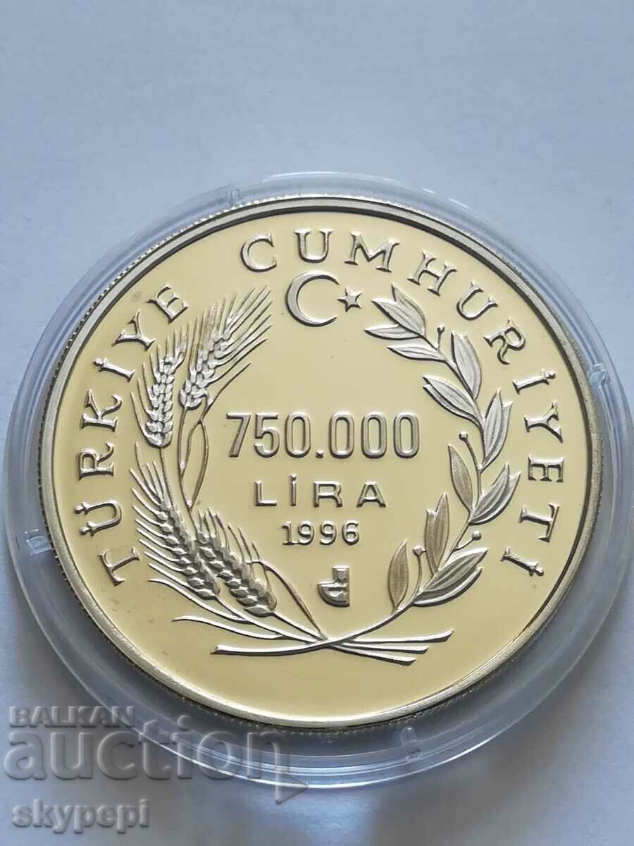 750 000 de lire sterline 1996 "ECU EUROPE"