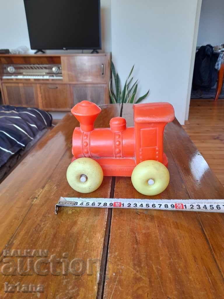 Auction Old toy locomotive, roller coaster Auction Old toy locomotive, roller coaster
