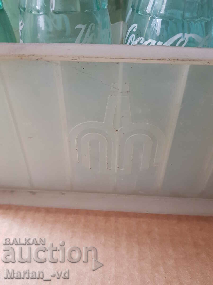 Old Coca-Cola bottles with a cassette with price 50.00 BGN | € 25.56 Old Coca-Cola bottles with a cassette with price 50.00 BGN | € 25.56