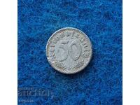 50 pfennigs Γερμανία 1940-σπάνια