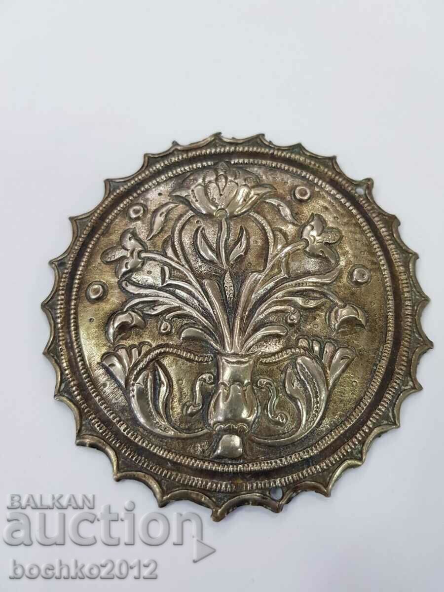 Forged silver Revival jewelry Tepelak with flowers 19th century - 5 Forged silver Revival jewelry Tepelak with flowers 19th century - 5