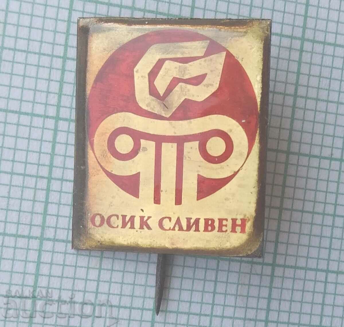 11034 Badge - OSIK Sliven with price 2.00 BGN | € 1.02 11034 Badge - OSIK Sliven with price 2.00 BGN | € 1.02