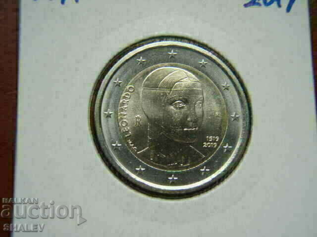 2 euro 2019 Italy "Leonardo" /Italy/ - Unc (2 euro) with price 9.89 BGN | € 5.06 2 euro 2019 Italy "Leonardo" /Italy/ - Unc (2 euro) with price 9.89 BGN | € 5.06
