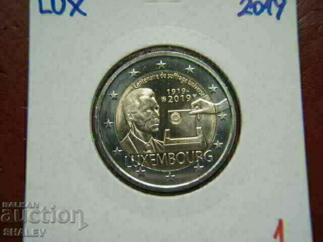 Auction 2 euro 2019 Luxembourg "100 years vote"(1) Luxembourg 2 euro Auction 2 euro 2019 Luxembourg "100 years vote"(1) Luxembourg 2 euro