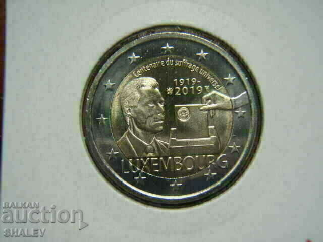Livrarea 2 euro 2019 Luxemburg „vot de 100 de ani”(1) Luxemburg 2 euro