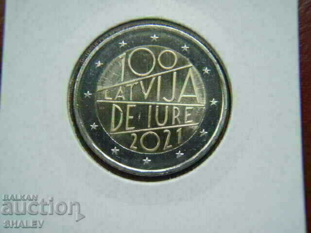 Delivery of 2 euro 2021 Latvia "100 years" /Latvia/ - Unc (2 euro) Delivery of 2 euro 2021 Latvia "100 years" /Latvia/ - Unc (2 euro)