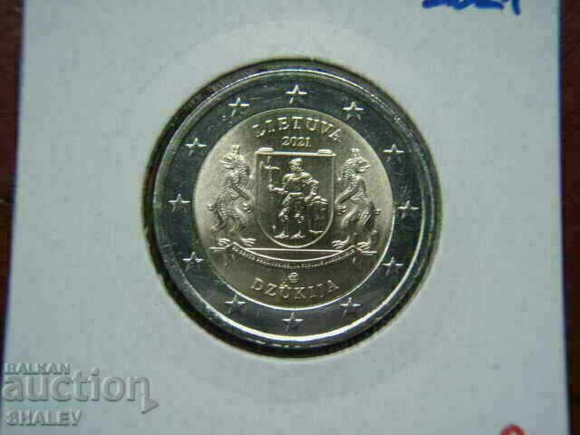 2 euro 2021 Litva "Dzukija" (2) /Lithuania/ - Unc (2 euro) with price 9.89 BGN | € 5.06 2 euro 2021 Litva "Dzukija" (2) /Lithuania/ - Unc (2 euro) with price 9.89 BGN | € 5.06