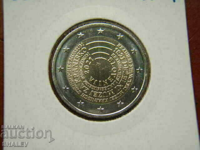 Licitație 2 euro 2021 Slovenia "Muzei" - Unc (2 euro)