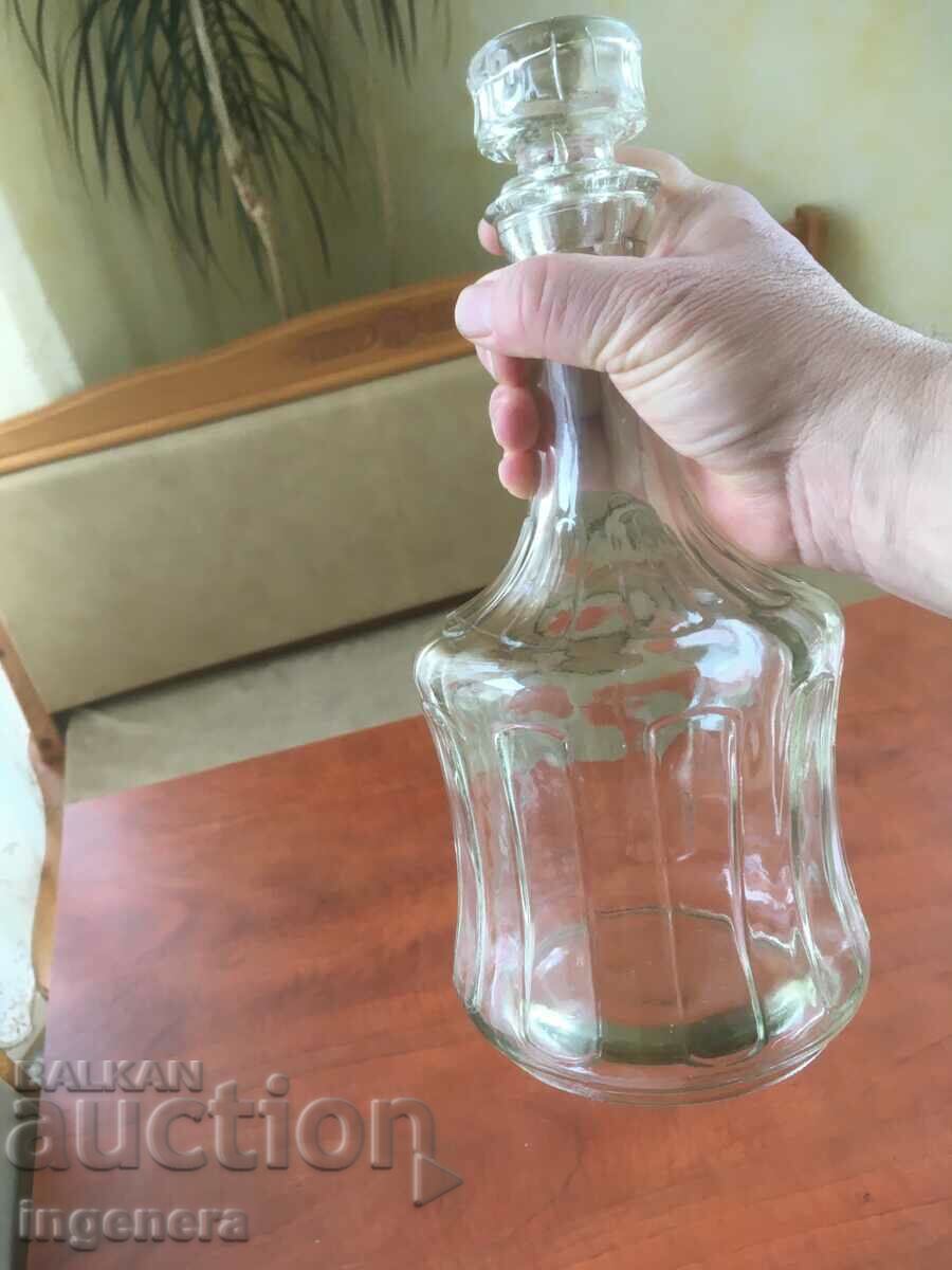 GARAFA THICK RELIEF GLASS OLD-1500ML with price 72.00 BGN | € 36.81 GARAFA THICK RELIEF GLASS OLD-1500ML with price 72.00 BGN | € 36.81