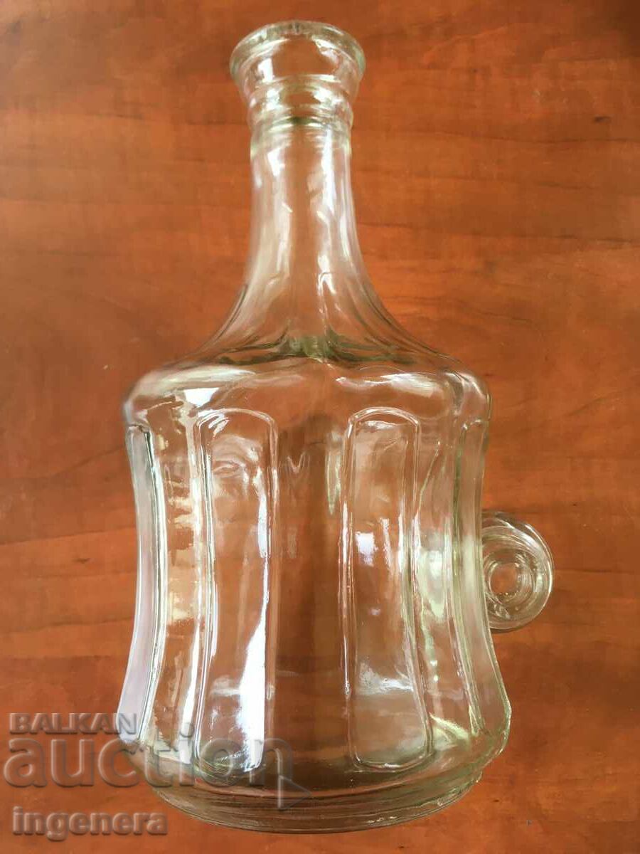 Auction GARAFA THICK RELIEF GLASS OLD-1500ML Auction GARAFA THICK RELIEF GLASS OLD-1500ML