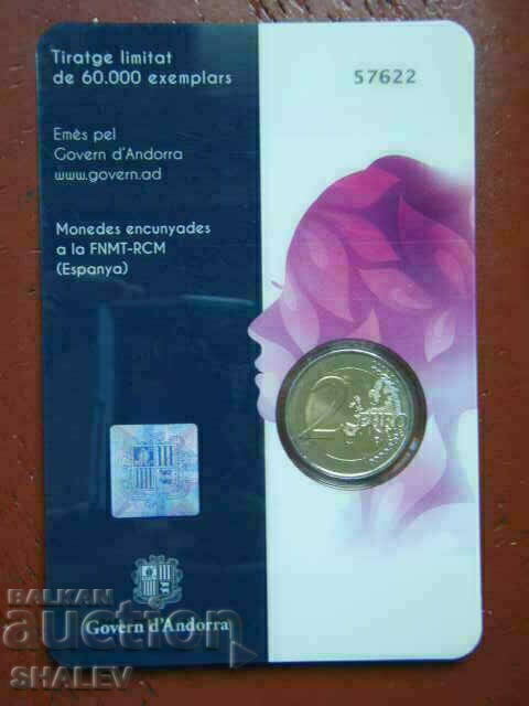 Delivery of 2 Euro 2020 Andorra "50 years suffragi" (2) - Unc (2 euro) Delivery of 2 Euro 2020 Andorra "50 years suffragi" (2) - Unc (2 euro)