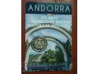 2 Euro 2021 Andorra "100 years Meritxell" (1) - Unc (2 евро)