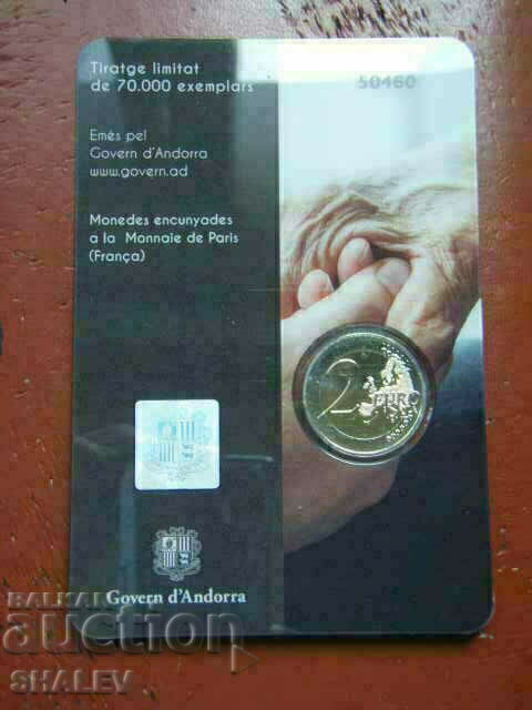 Livrarea 2 Euro 2021 Andorra "Gent gran" (2) - Unc (2 euro) Livrarea 2 Euro 2021 Andorra "Gent gran" (2) - Unc (2 euro)