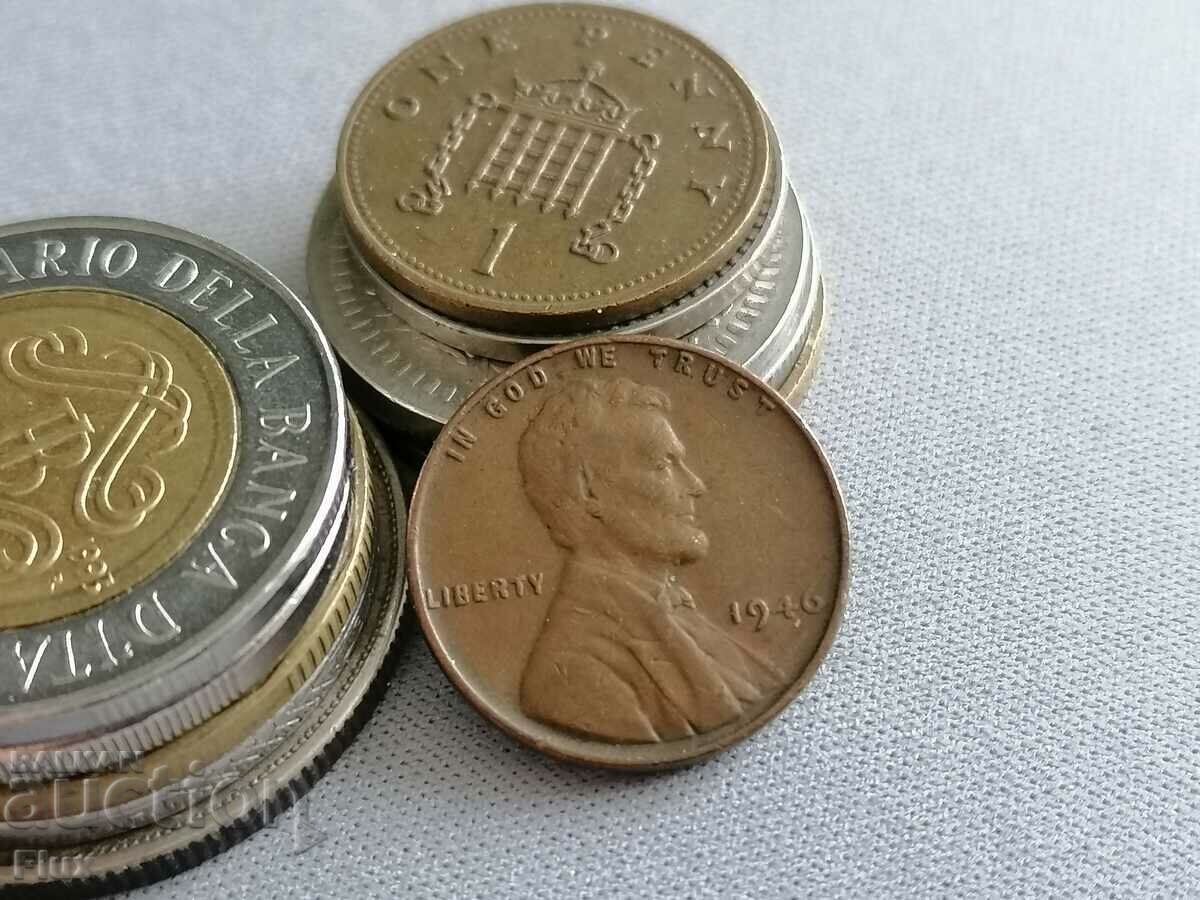 Coin - USA - 1 cent | 1946 with price 5.85 BGN | € 2.99 Coin - USA - 1 cent | 1946 with price 5.85 BGN | € 2.99