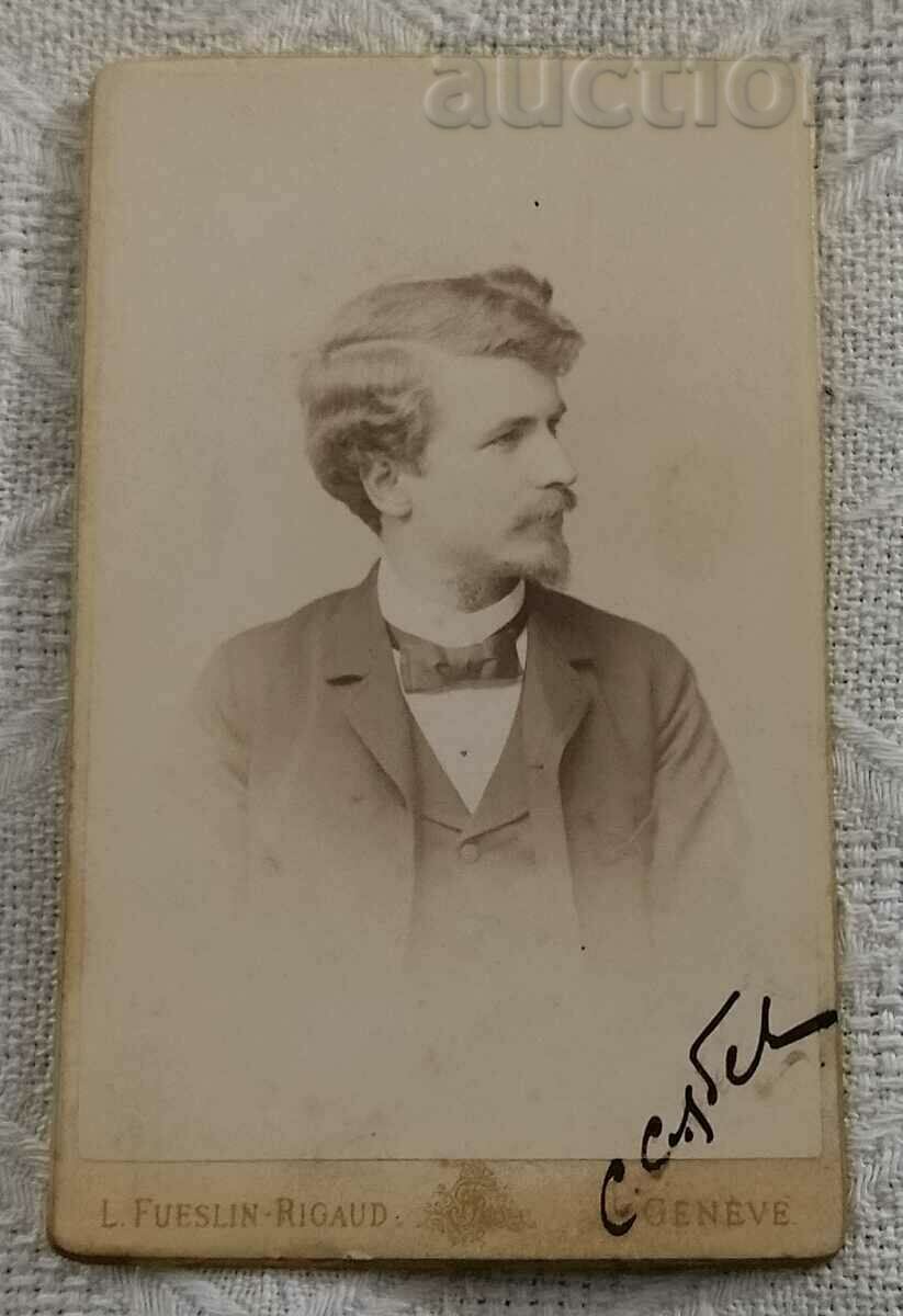 ФОТО L. FUESLIN-RIGAUD МЛАД МЪЖ СНИМКА 189.. КАРТОН