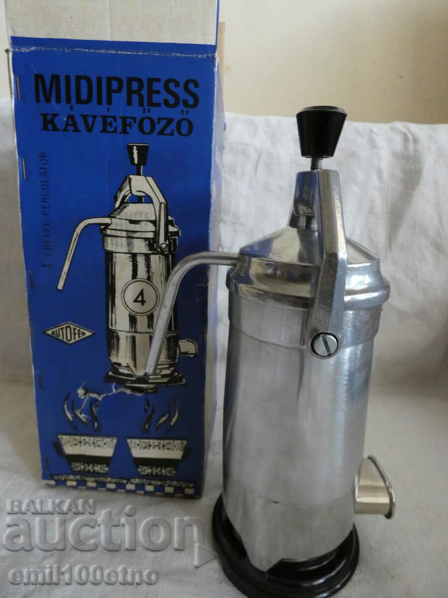 Auction Old electric coffee maker Hungary - unused in a box Auction Old electric coffee maker Hungary - unused in a box