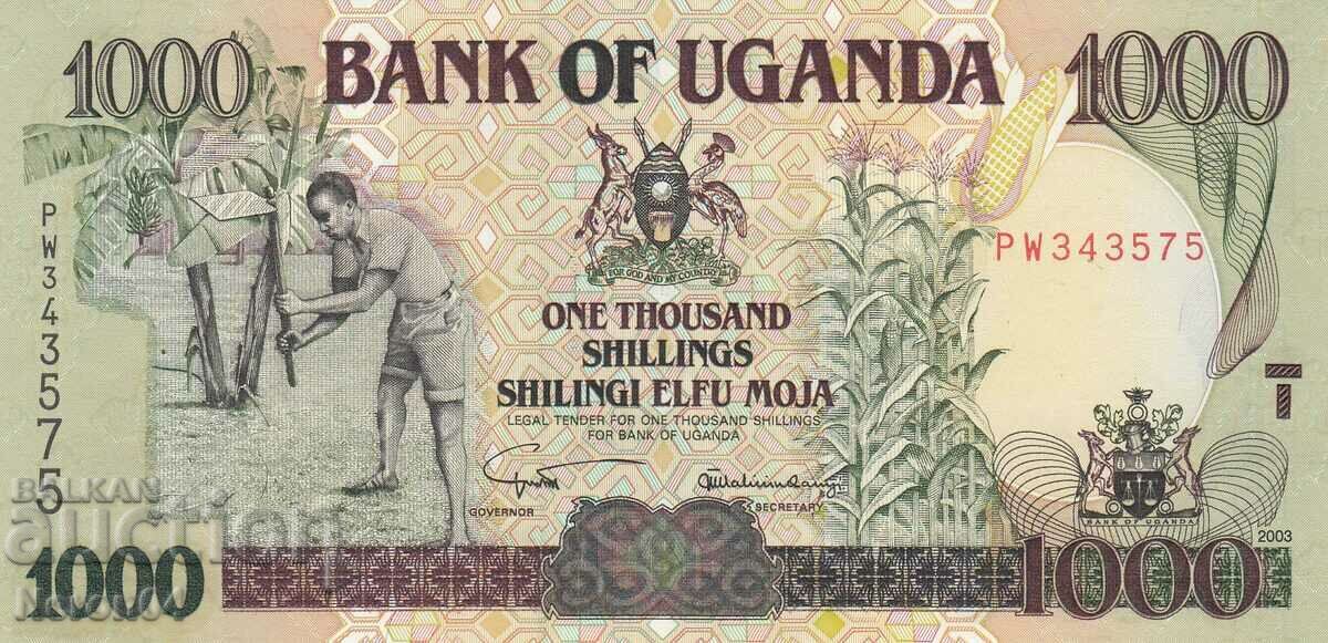 1000 шилинга 2003, Уганда