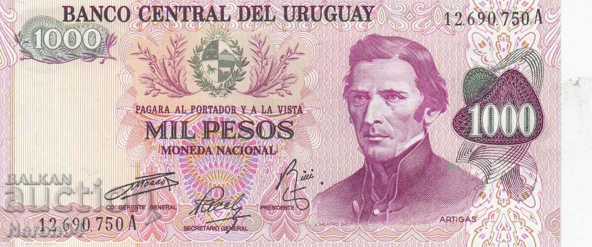 1000 pesos 1974, Uruguay