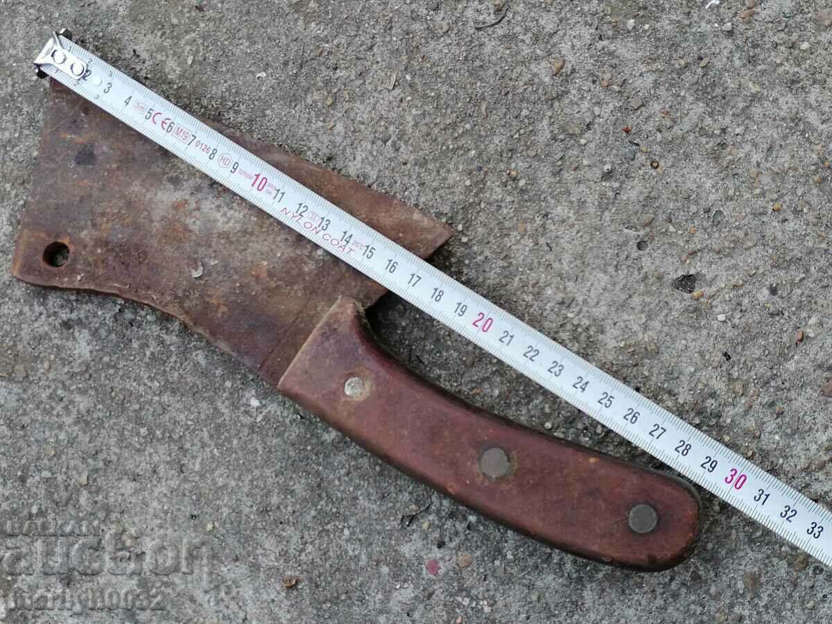 Tocător forjat vechi, topor, topor, lamă de cuțit - 5 Tocător forjat vechi, topor, topor, lamă de cuțit - 5