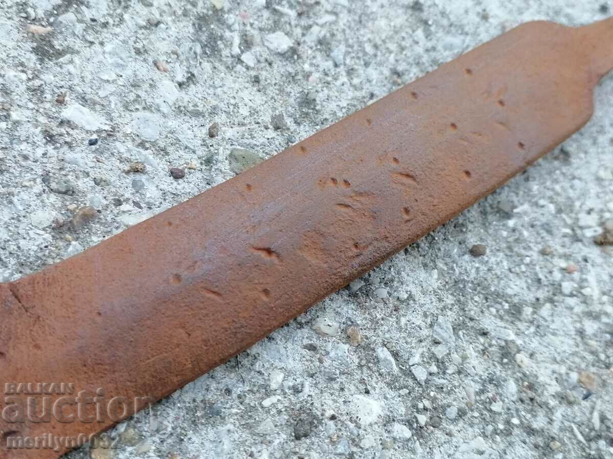 Delivery of Old handmade knife, wrought iron