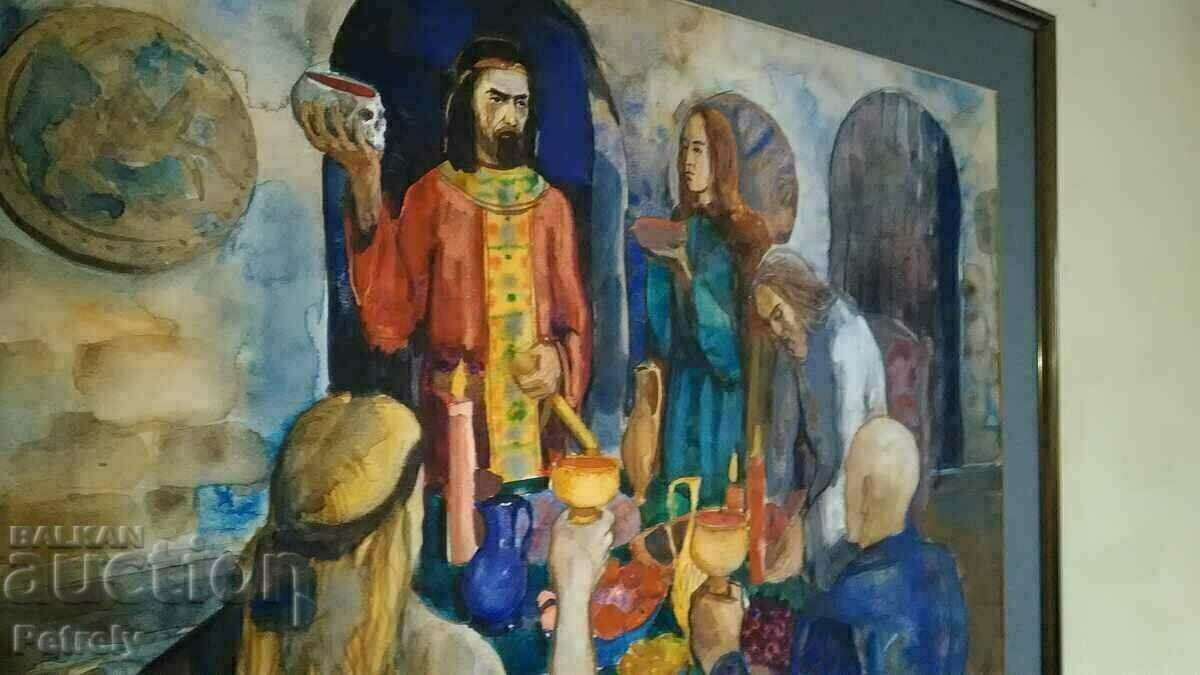 Auction Khan Krum painting Auction Khan Krum painting