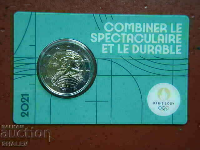 Auction  2 euro 2021 France "Olympiada Paris 2024" (1) France 2 euro