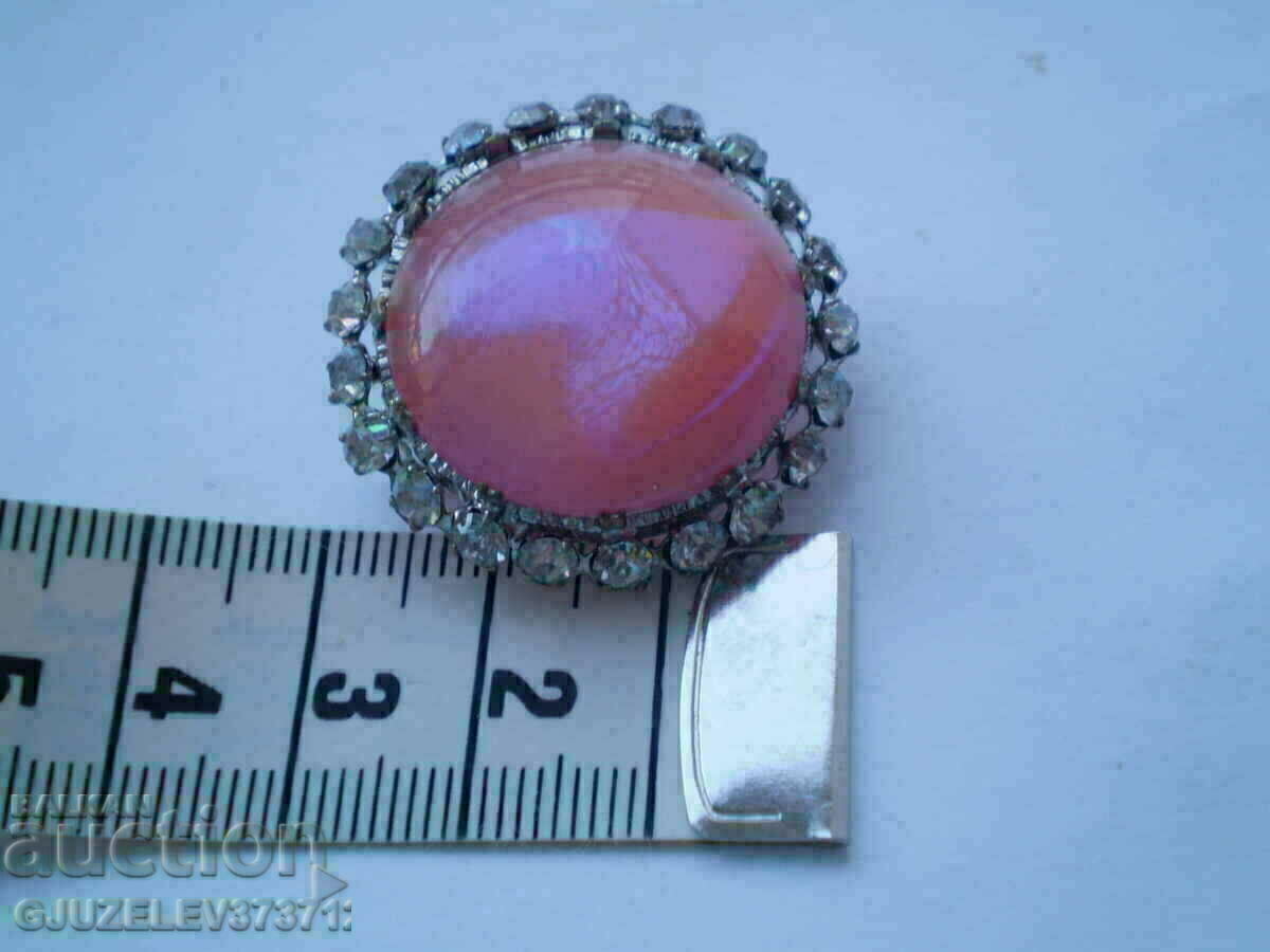 Stylish Brooch in pink - 5 Stylish Brooch in pink - 5