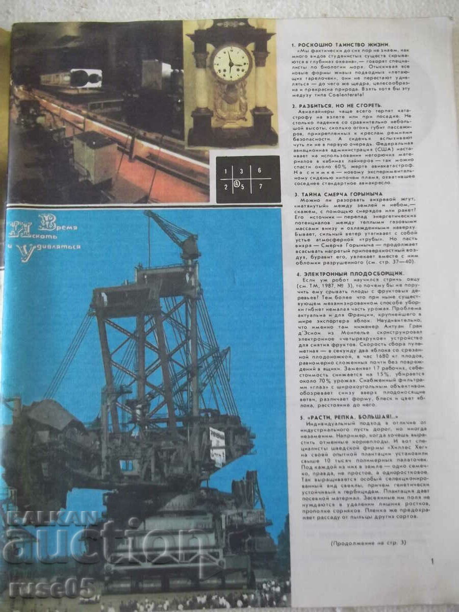 Magazine "Youth Technology - 5 - 1987." - 64 pages. with price 5.00 BGN | € 2.56 Magazine "Youth Technology - 5 - 1987." - 64 pages. with price 5.00 BGN | € 2.56