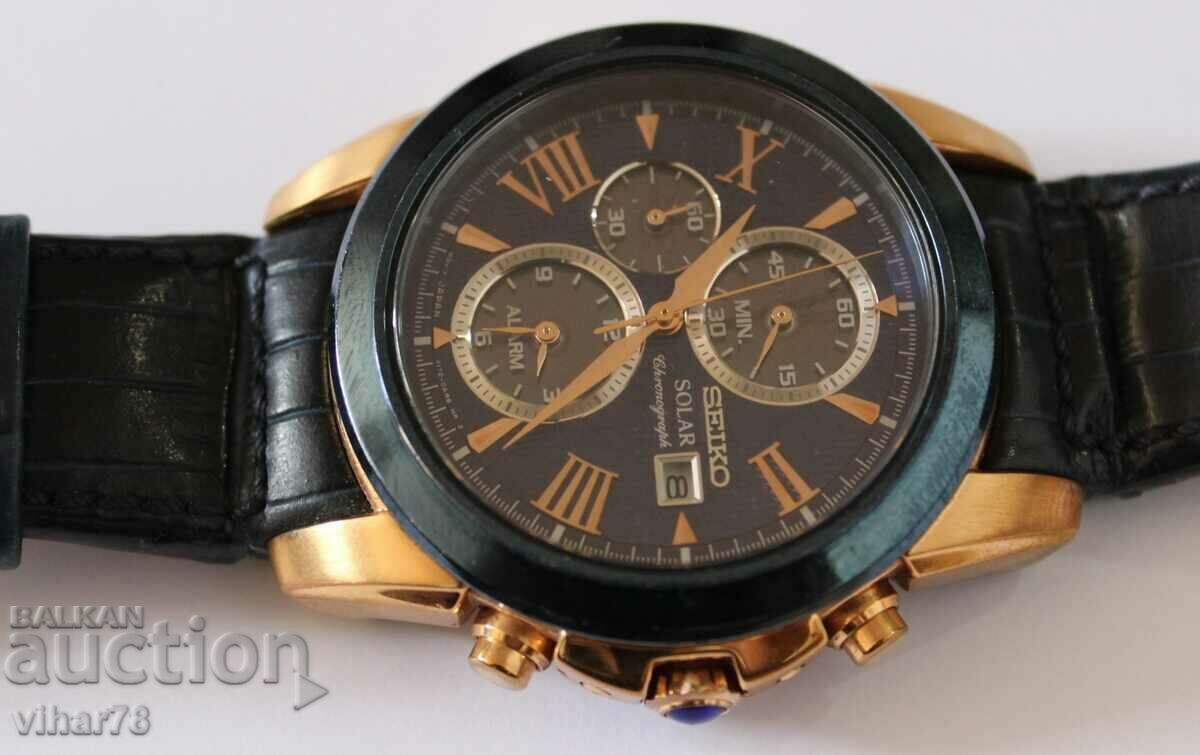 CEAS BĂRBAȚI -ALARMA SOLAR SEIKO cu preț € 299.99 | 586.73 BGN CEAS BĂRBAȚI -ALARMA SOLAR SEIKO cu preț € 299.99 | 586.73 BGN