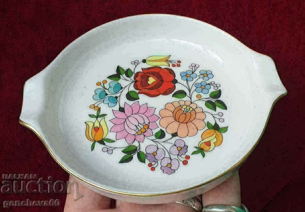Porcelain ashtray KALOCSA / Hungary