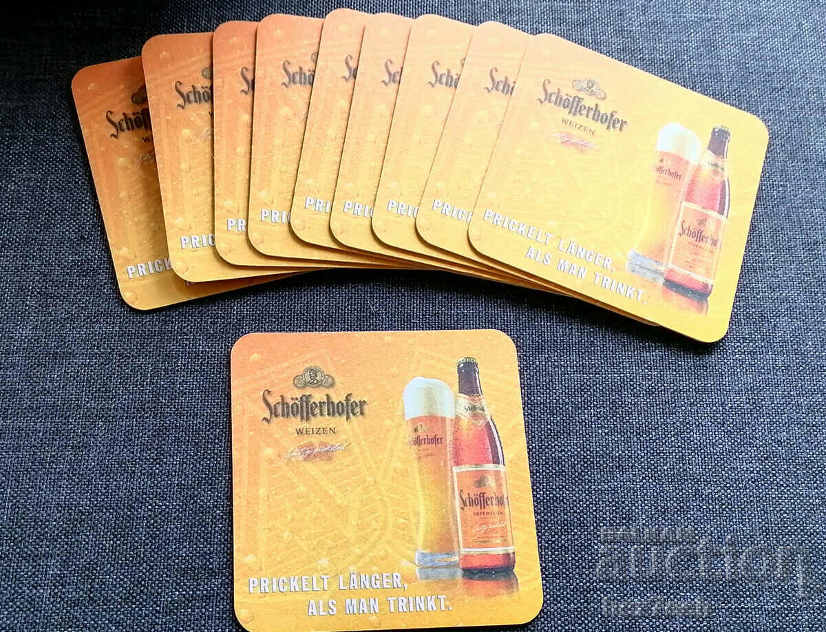 Auction  Ö ⭐ Schöfferhofer pad set 10 pieces Schöfferhofer ❤️ ❤️