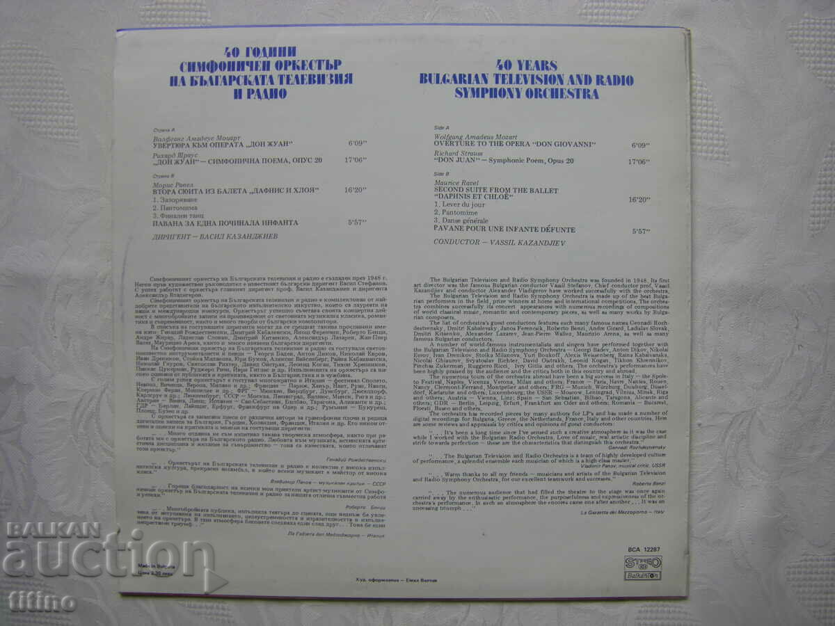 Delivery of ICA 12287 - 40 years SOBTR. Dir. Vasil Kazandzhiev Delivery of ICA 12287 - 40 years SOBTR. Dir. Vasil Kazandzhiev