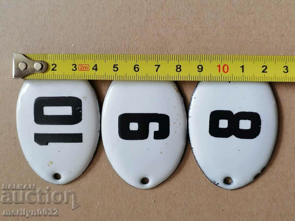 Πλάκες παρτίδας πλάκες εμαγιέ, αριθμός πινακίδας - 5